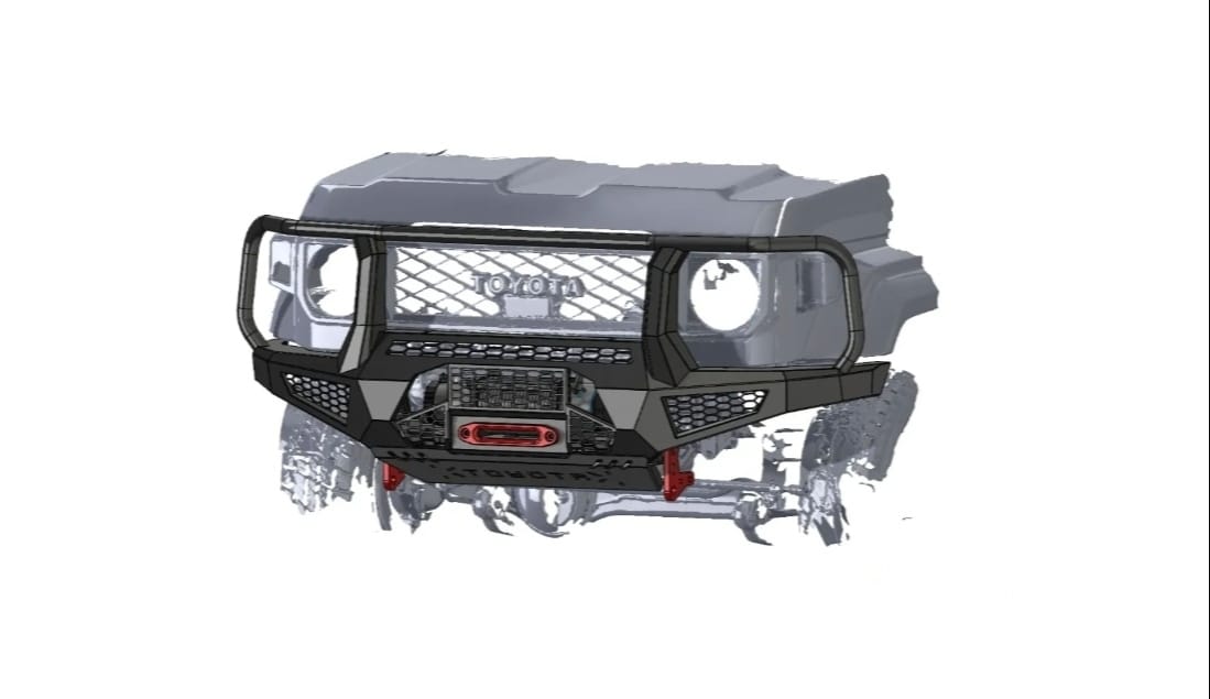 New Land Cruiser 79Series Replacement Bumpers